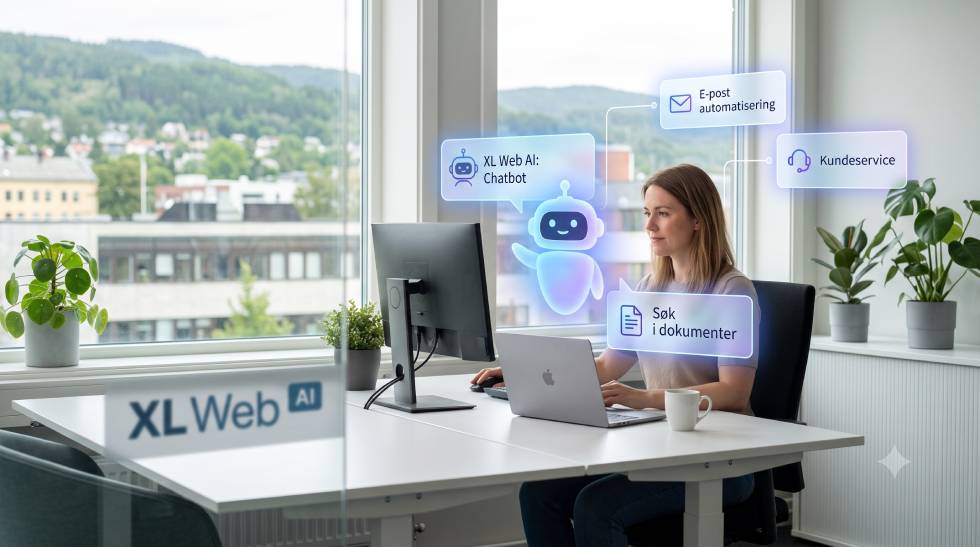 XL Web AI: chatbot, e-postautomatisering, kundeservice og søk i dokumenter